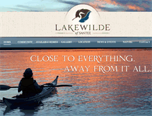 Tablet Screenshot of lakewilde.com